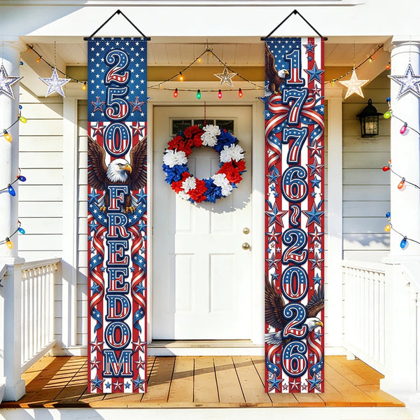 Patriotic Porch Banner Extraordinaire