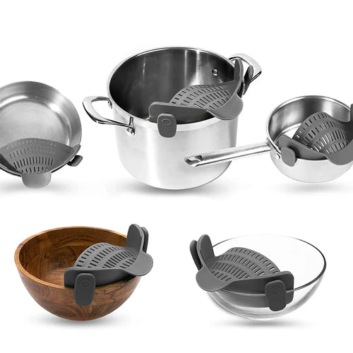 Clip-On Kitchen Strainer