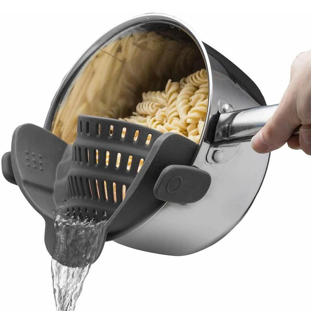 Clip-On Kitchen Strainer