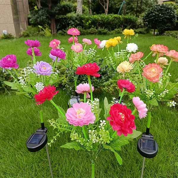 Solar Garden Flower Lights