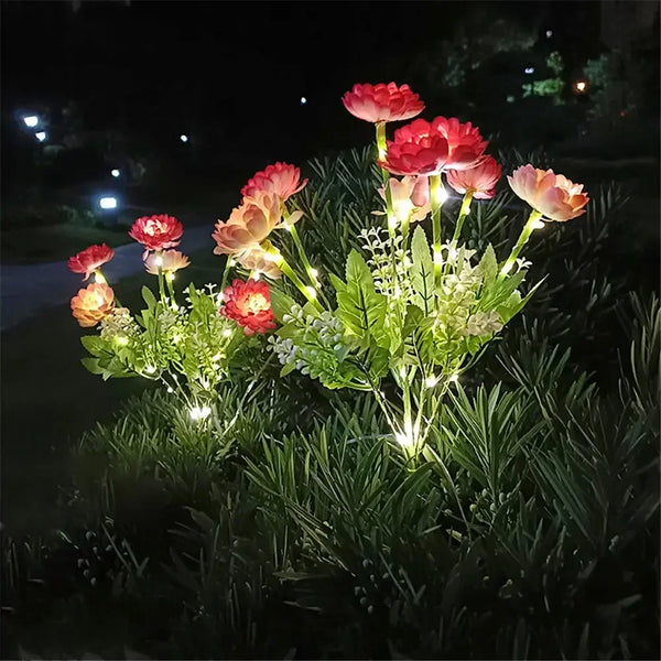 Solar Garden Flower Lights