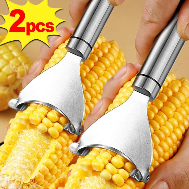 Easy Corn Cob Peeler